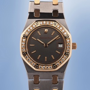 Audemars Piguet - Lady Royal Oak "Mini" Tantalum & Or Rose Lunette Sertie Service AP Janvier 2026 Circa 1998 Quartz Cal.2610 Réf. 66270TR.00.0722TR.02