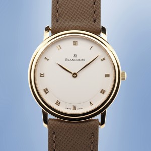 Blancpain - Villeret Ultra Plate Or Jaune 18cts Circa 2000 Réf. 0021-1418-55