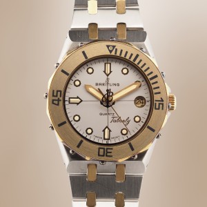 Breitling - Eric Tabarly Quartz "Royal Oak Style" Vintage Circa 1985 Réf. 80770
