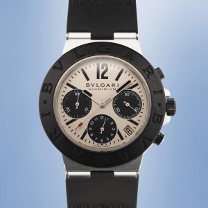 Bulgari - Diagono Chronograph Aluminium Circa 2005 Réf. AC38TA