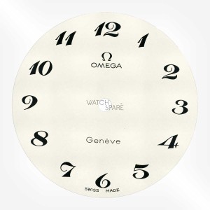 Omega - Cadran blanc Automatic Genève chiffres Breguet pour Réf. 165.0041