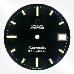 Omega - Seamaster 120m/400ft noir pour Réf. 166.088