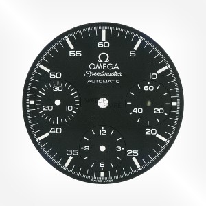 Omega - Cadran Speedmaster Reduced avec jeux d'aiguilles pour Réf. 175.0032