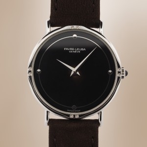 Favre Leuba - Vintage "Coffee Dial" Remontage Mécanique Circa 1980 Réf. 3611-52
