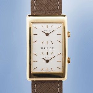 Chopard - Retailed par Graff Two Time Zone Or Jaune 18cts Quartz Circa 1990 Réf. 2240