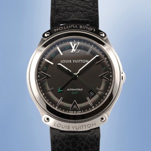Louis Vuitton - Fifty Five GMT Automatic Full Set Circa 2015 Réf. Q6D30