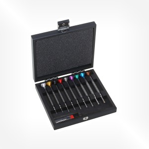 Horotec - Assortiment de 9 tournevis d'horloger