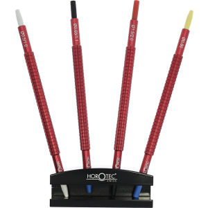 Horotec - Assortiment d'outils pour poser les aiguilles avec embouts en DELRIN®