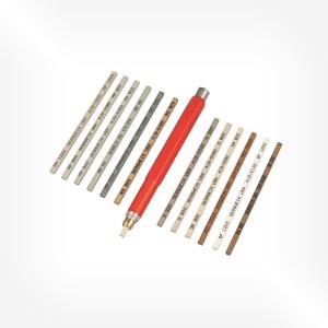 Horotec - Assortiment de pierres synthétiques abrasives, 13 pièces et 1 outil porte-pierre