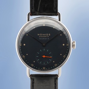 NOMOS Glashütte - Metro 1968 Neomatik Nachtblau Full Set Circa 2017 Réf. 1110
