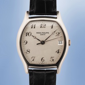 Patek Philippe - Gondolo Tonneau Or Gris Cal. 315 SC Circa 1996 Set Complet Réf. 5030