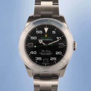 Rolex - Air King Full Set Neuf Stickée! Circa 2017 Réf. 116900