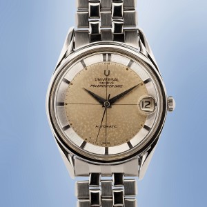 Universal Genève - Polerouter Date Automatic Microtor Vintage Gay Frères Bracelet Circa 1960 Réf. 204610-7