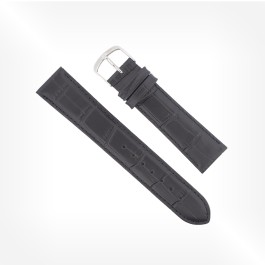 Bracelet De Montre Vintage ZRC - Cuir Véritable Façon Crocodile - Largeur 16, 18 Ou 20mm