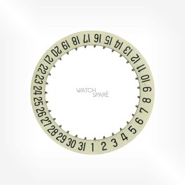 Disque De Quantième 6H Pour Montre - Compatible ETA ESA 955.111 - Acier - New Old Stock (NOS) - Suisse