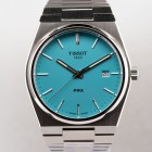 Tissot - PRX Quartz avec cadran turquoise personnalisé