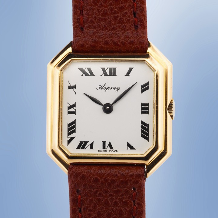 Asprey London - Baume & Mercier Ceinture Or Jaune 18cts avec boîte Réf. 38259