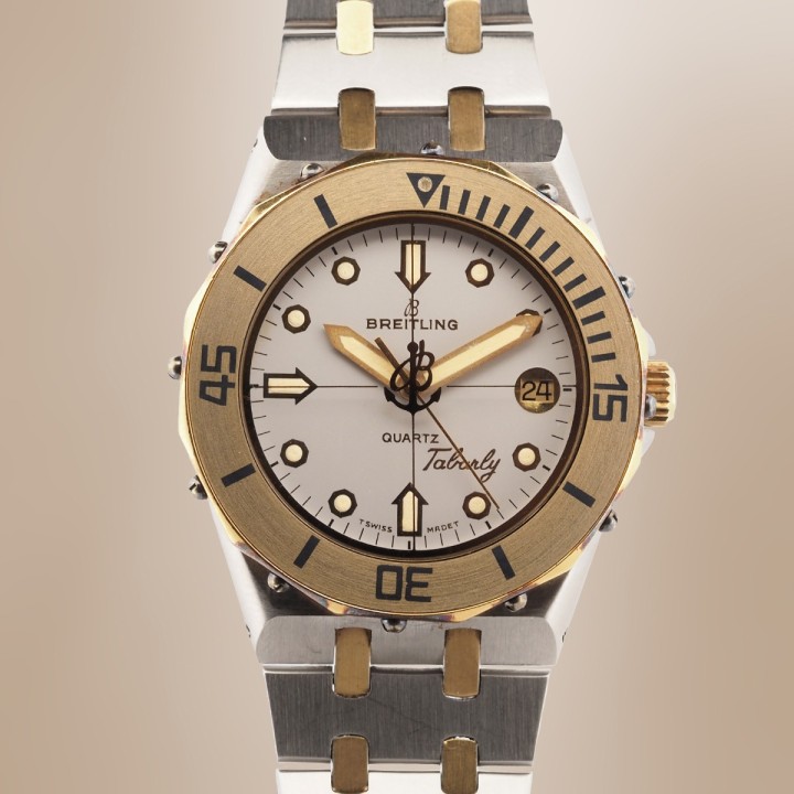 Breitling - Eric Tabarly Quartz "Royal Oak Style" Vintage Circa 1985 Réf. 80770