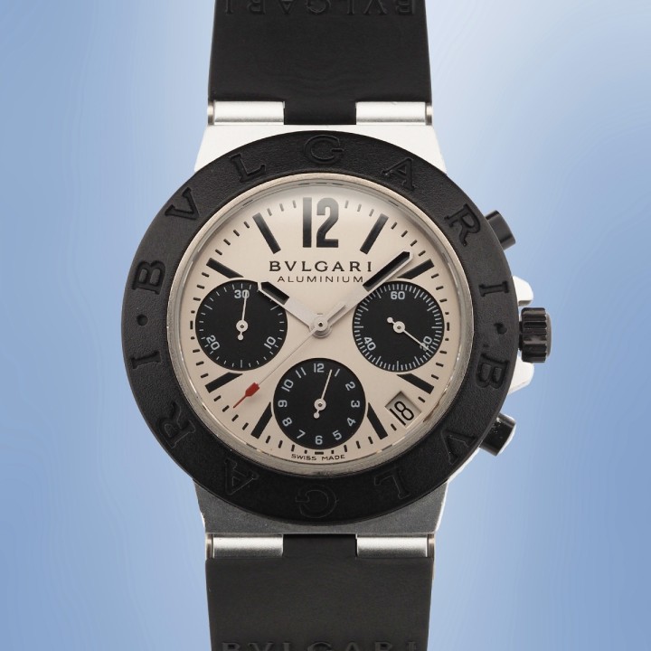 Bulgari - Diagono Chronograph Aluminium Circa 2005 Réf. AC38TA
