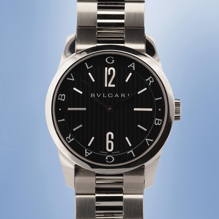 Bulgari - Solotempo Quartz Full Set Réf. ST 37 S