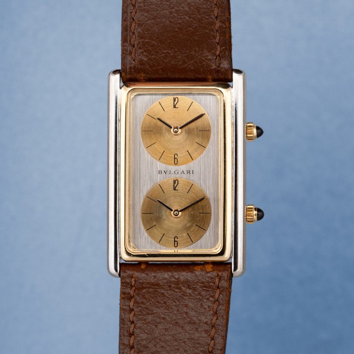 Bulgari - Vintage Dual Time Gérald Genta Réf. G.1464-7