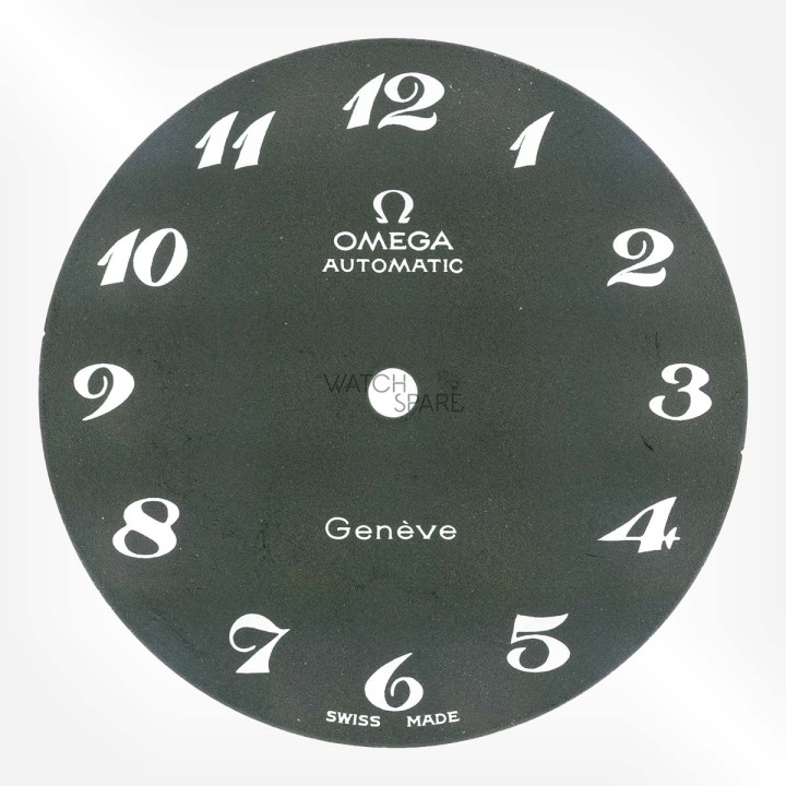Omega - Cadran noir Automatic Genève chiffres Breguet pour Réf. 165.0041