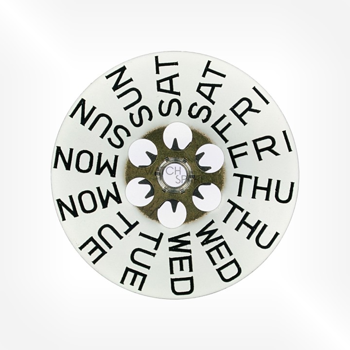Peseux Cal. 7057 - Etoile des jours avec disque décalqué 2561/2