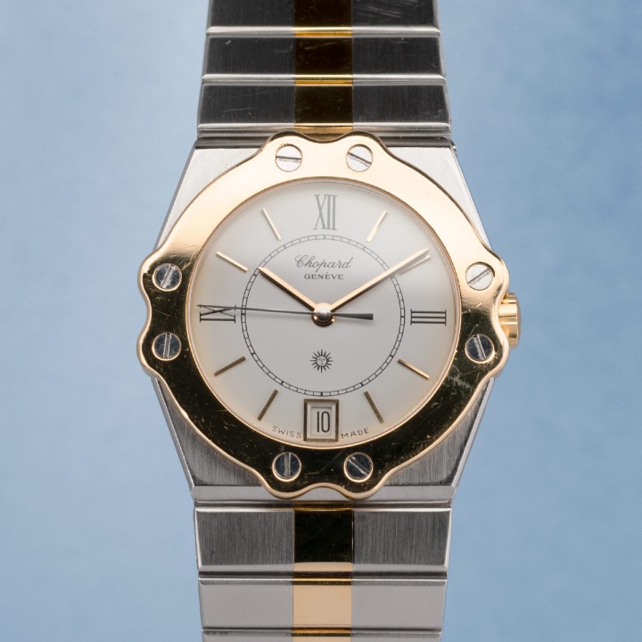 Chopard - St-Moritz Réf. 8023 Acier et or avec boîte d'origine