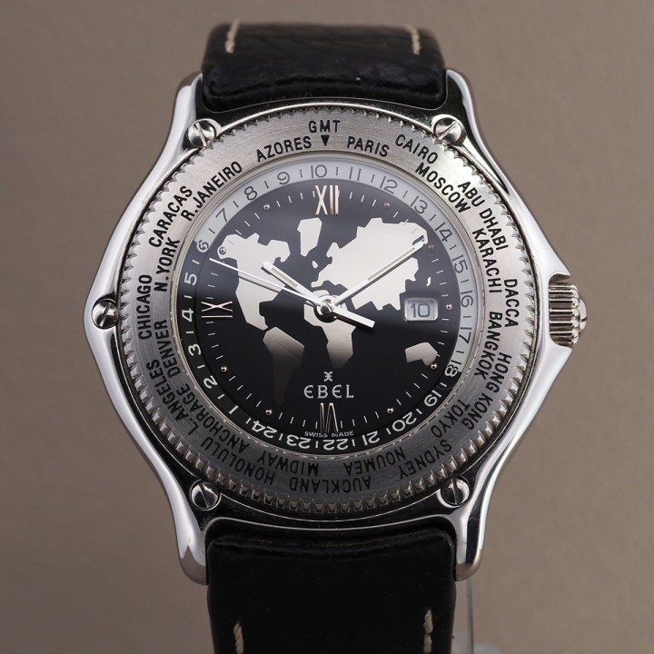 Ebel - Voyager World Time Automatic avec boîte et papiers Réf. 9124913