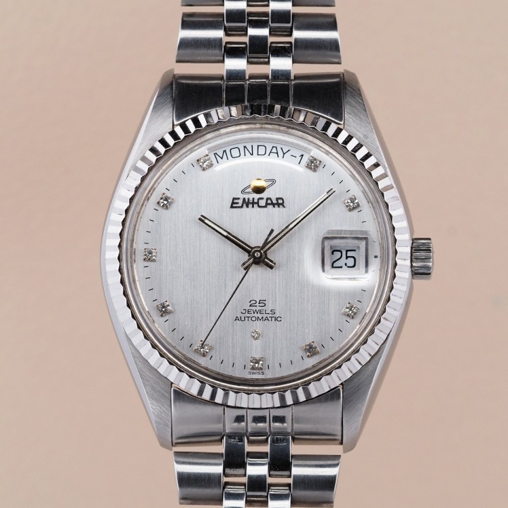 Enicar - Ocean Pearl Day-Date Automatic Circa 1970 Réf. 2169.51.30