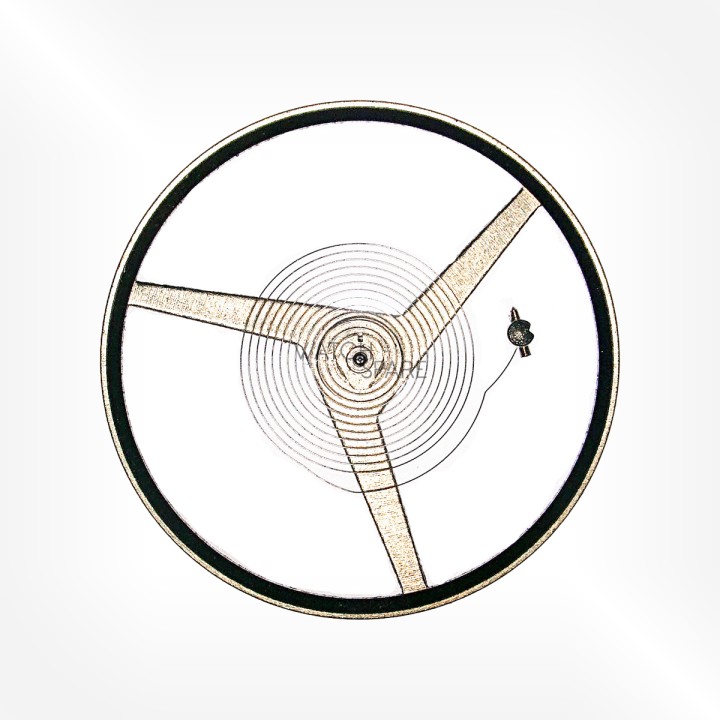 FHF Cal. 969 - Balancier avec spiral plat 721