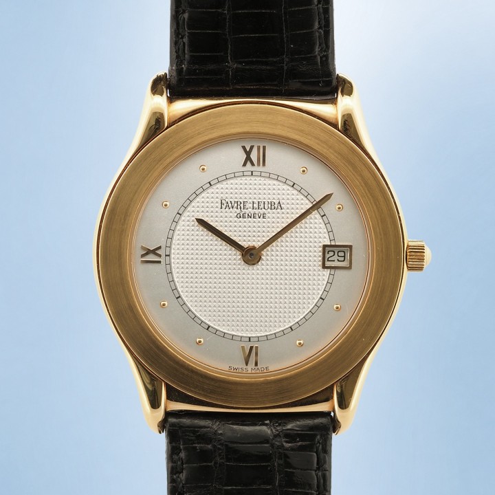Favre Leuba - Classic Vintage Plaqué Or Circa 1980 Réf. 10129-11