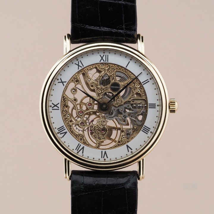 GMT - Gold Collection Montre Squelette en Or Jaune 18cts