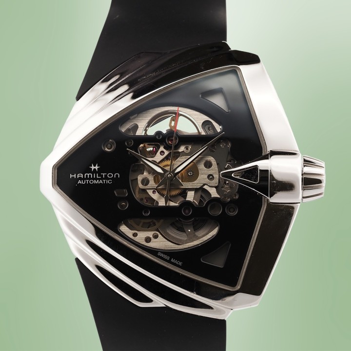 Hamilton - Shaped Ventura XXL Skeleton Automatic Circa 2021 Réf. H24625330