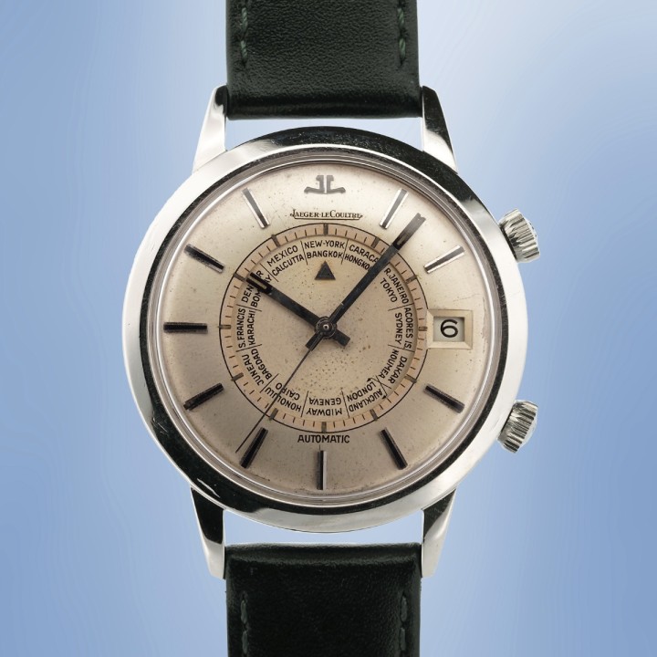 Jaeger-LeCoultre - Memovox WorldTime Alarm Vintage Circa 1960 Réf. E855