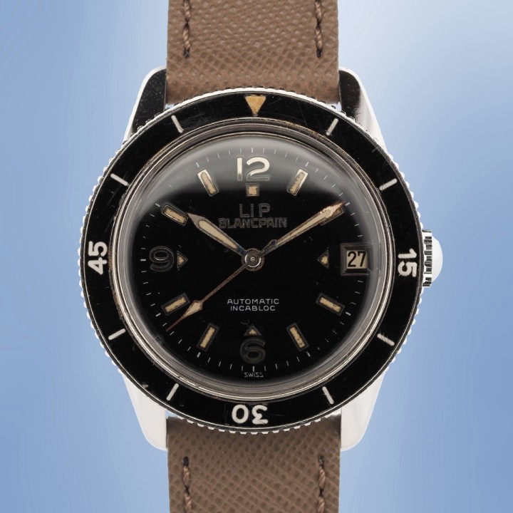 Blancpain LIP - Fifty Fathoms Automatic Incabloc Plongeuse Vintage Circa 1960