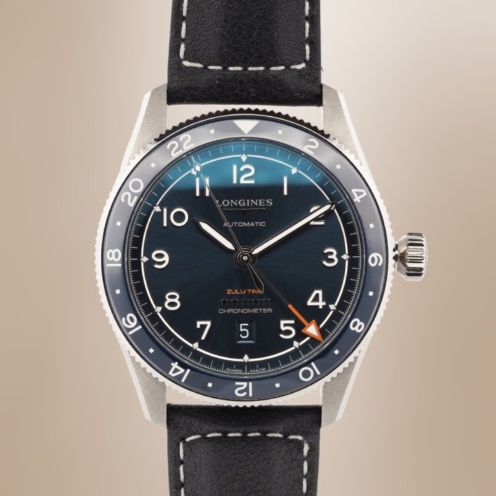 Longines - Spirit Zulu Time GMT Blue Full Set Réf. L3.812.4