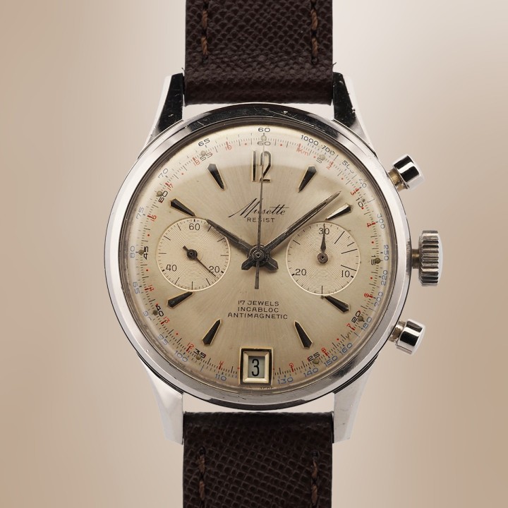 Musette - Resist Chronograph Jumbo Vintage Landeron 187 Réf. 1006