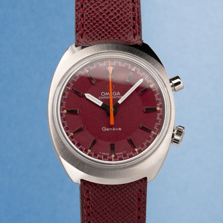 Omega - Chronostop Réf. 145.009 "Burgundy"
