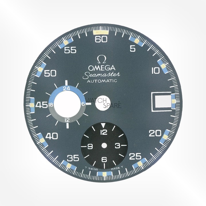 Omega - Cadran Seamaster Automatic bleu pour Réf. 176.0007
