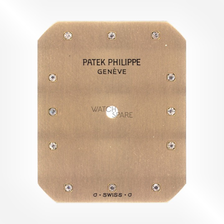 Patek Philippe - Cadran 3N Champagne avec index en Diamants 24.41 x 19.95mm