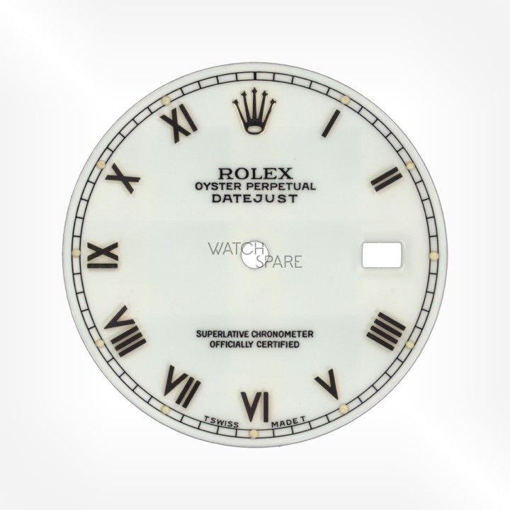 Rolex - Cadran Blanc Datejust 27,81mm avec jeu d'aiguilles