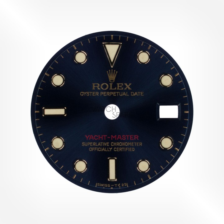 Rolex - Cadran Bleu Yacht Master 19,83mm avec une aiguille d'heure et une aiguille de minute