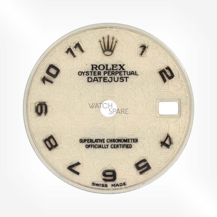Rolex - Cadran Blanc Datejust 19,85mm avec jeu d'aiguilles