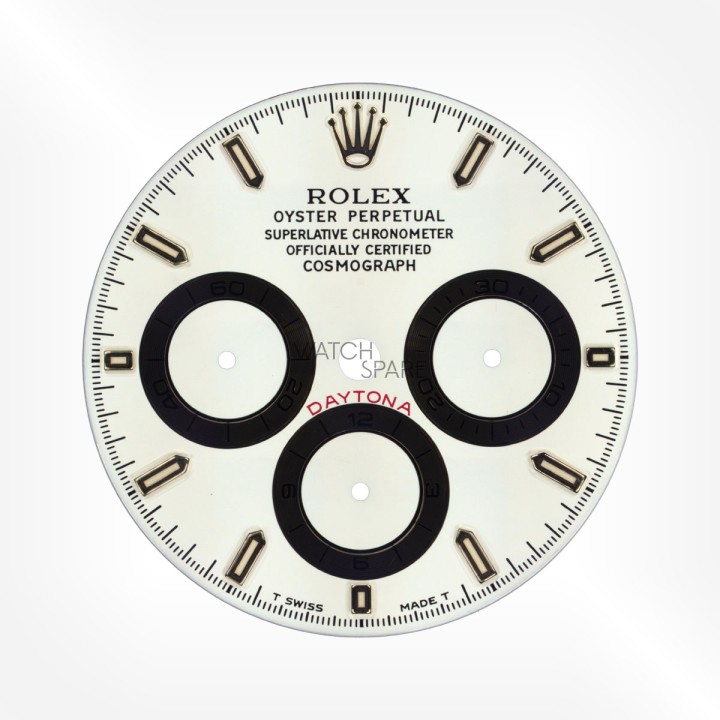 Rolex - Cadran Blanc Daytona 28,48mm avec jeu d'aiguilles