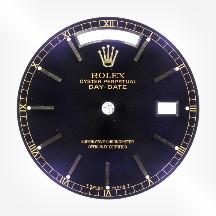 Rolex - Cadran Noir Day-Date Tritium 36mm Réf. 18038 / 18238