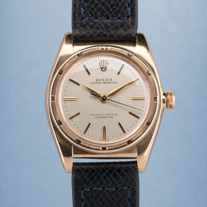 Rolex - Bubble back Réf. 5015 or 9 carats