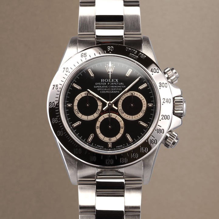 Rolex - Daytona Zenith Réf. 16520 de 1996 Boîte & papiers