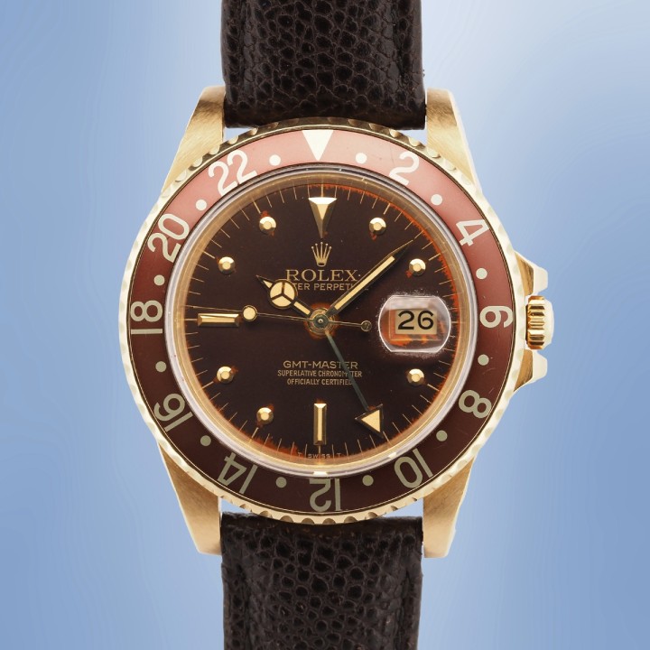 Rolex - GMT Master II "Nipple & Lava Dial" Vintage Circa 1980 Réf. 16758