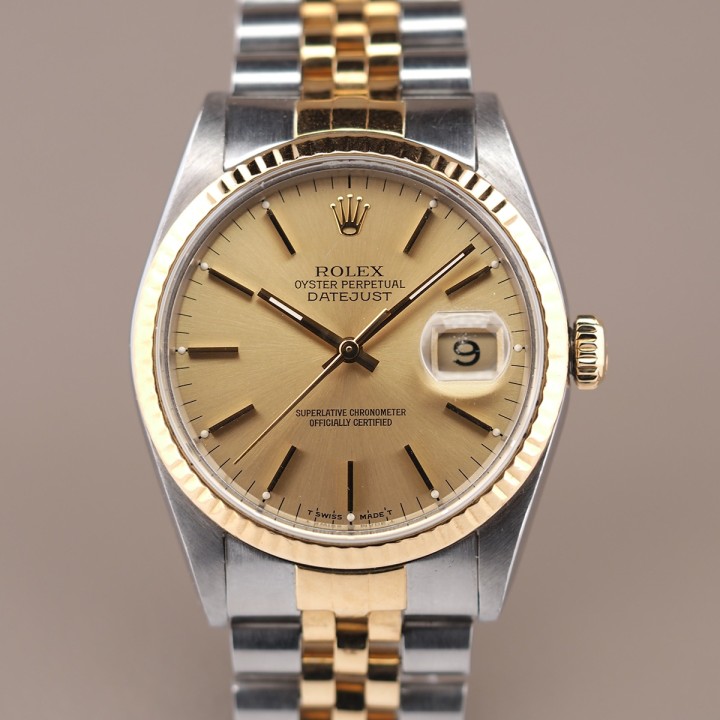 Rolex - Datejust Two Tone 36 Circa 1989 Réf. 16233
